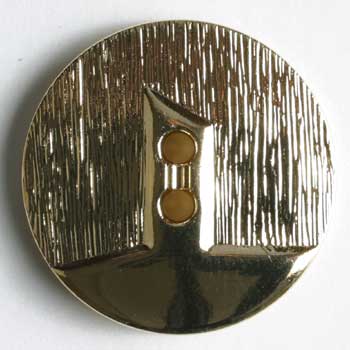 Gold Plated Polyamide Button