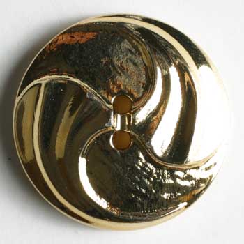 Gold Plated Polyamide Button