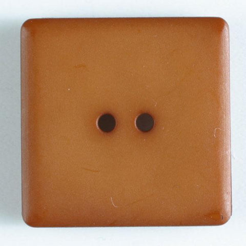 Brown Square Polyamide Button