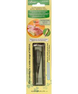 Clover Needle Felting Refill Fine Weight 5pc