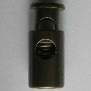 Antique Brass Cord Lock Novelty Button