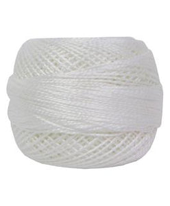 DMC Pearl Cotton size 8 White