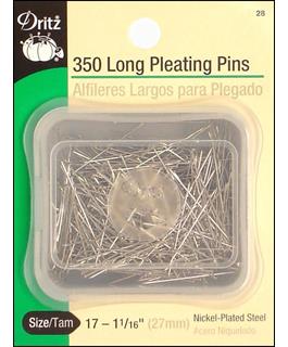 Dritz Pins Pleating Steel 350pc