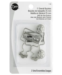 Dritz Overall Buckle 1" Nickle 2pc