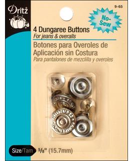 Dritz Jean Buttons, 6 pc