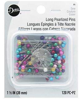 Dritz Pins Long Pearlized Pins 1.5" 120pc