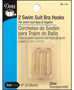 Dritz Swimsuit and Bra Hook 1" Clear