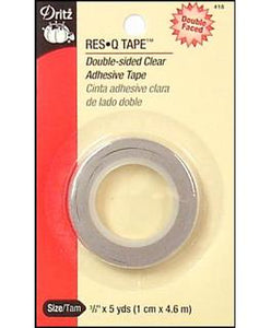 Dritz Res Q Tape Double Sided 3/8x5yd Clear