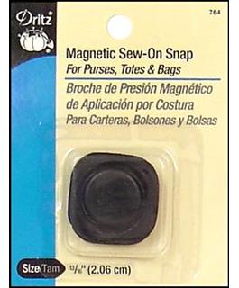 Dritz Magnetic Snap Sew On Square 13/16"