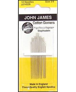 John James Needle Cotton Darner Sz 3-9 12pc