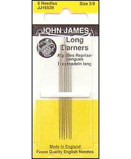 John James Needle Long Darner Sz 3-9 6pc