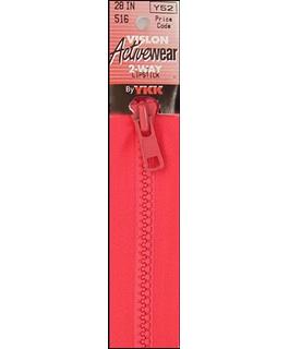 YKK Vislon 2 Way Separating Zippers 28"
