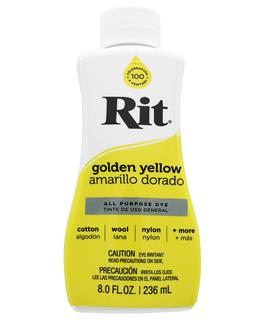 Rit Dye Liquid 8 Fluid oz Golden Yellow