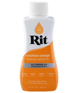 Rit Dye Liquid 8 Fluid oz Sunshine Orange – Stitches