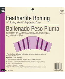 Dritz Boning Featherlite 1/4" Black