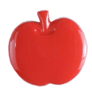 Red Apple Novelty Button
