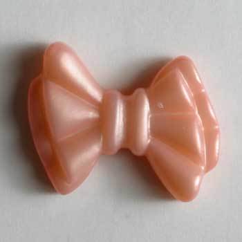 Pink Bow Novelty Button