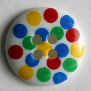 Polka Dot Novelty Button
