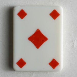 Diamonds Playing Card Novelty Button