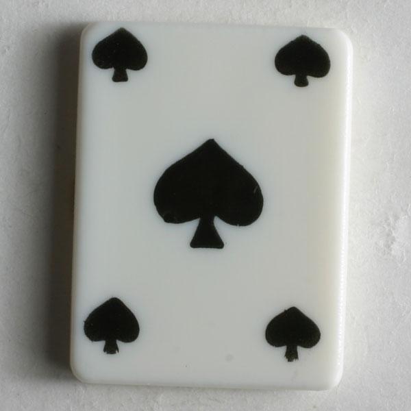 Spades Playing Card Novelty Button
