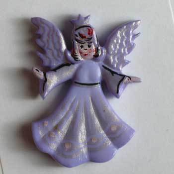 Lilac Angle Novelty Button