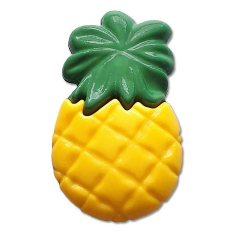 Pineapple Novelty Button