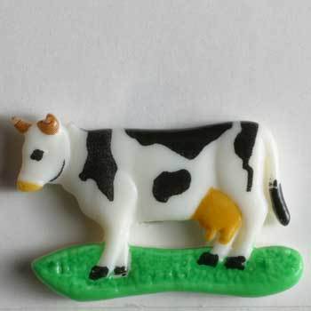 Cow Novelty Button