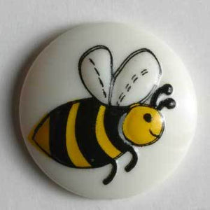 Bumble Bee Novelty Button