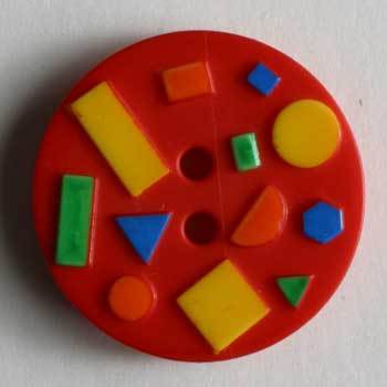 Red Novelty Button