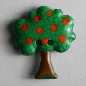 Apple Tree Novelty Button