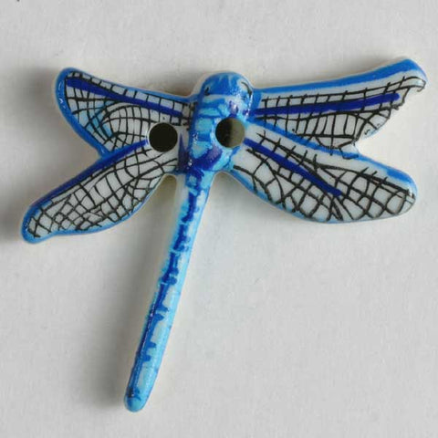 Dragon Fly Novelty Button