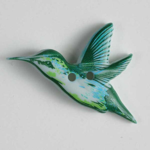 Humming Bird Novelty Button