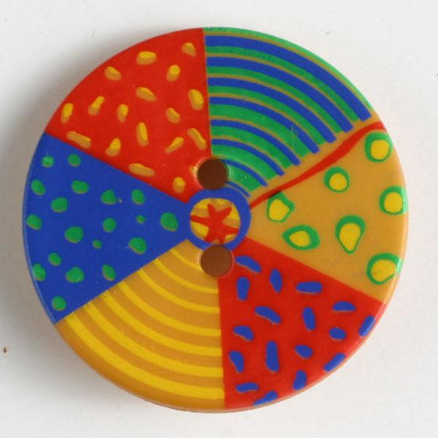 Quilt Pie Novelty Button