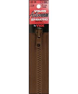 YKK Vislon Separating Zippers 22"