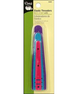 Dritz Elastic Threaders Sizes 1/4", 1/2", 3/4" 3pc