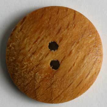 Brown Wood Button