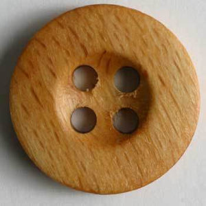 Brown Wood Button