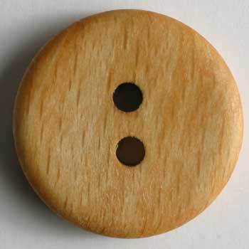 Brown Wood Button