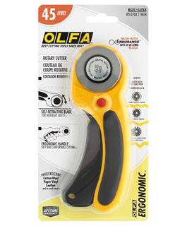 Olfa 45mm Rotary Cutter Deluxe Ergonomic