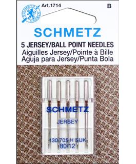 Schmetz Mach Needle Ballpoint Sz 80/12 5pc