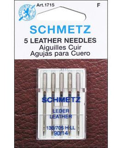 Schmetz Mach Needle Leather Sz 90/14 5pc
