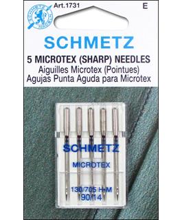 Schmetz Mach Needle Microtex Sharp Sz 90/14 5pc