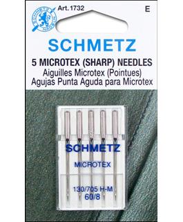 Schmetz Mach Needle Microtex Sharp Sz 60/8 5pc