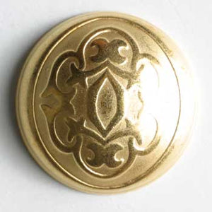 Dull Gold Plated Full Metal Button