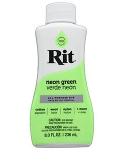 Rit Dye Liquid 8 Fluid oz Neon Green