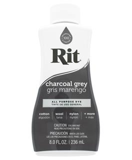 Rit Dye Liquid 8 Fluid oz Charcoal Grey