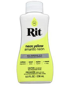 Rit Dye Liquid 8 Fluid oz Neon Yellow