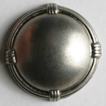 Dull Silver Full Metal Button