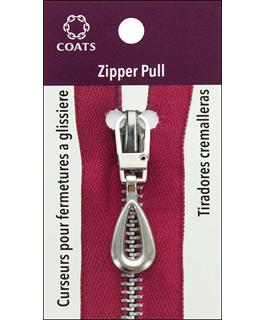 C&C Zip Pull Open Teardrop Silver