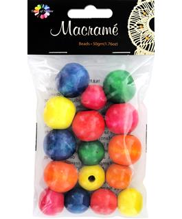 Midwest Design Beads Macramé Mix Multi Color 1.76oz